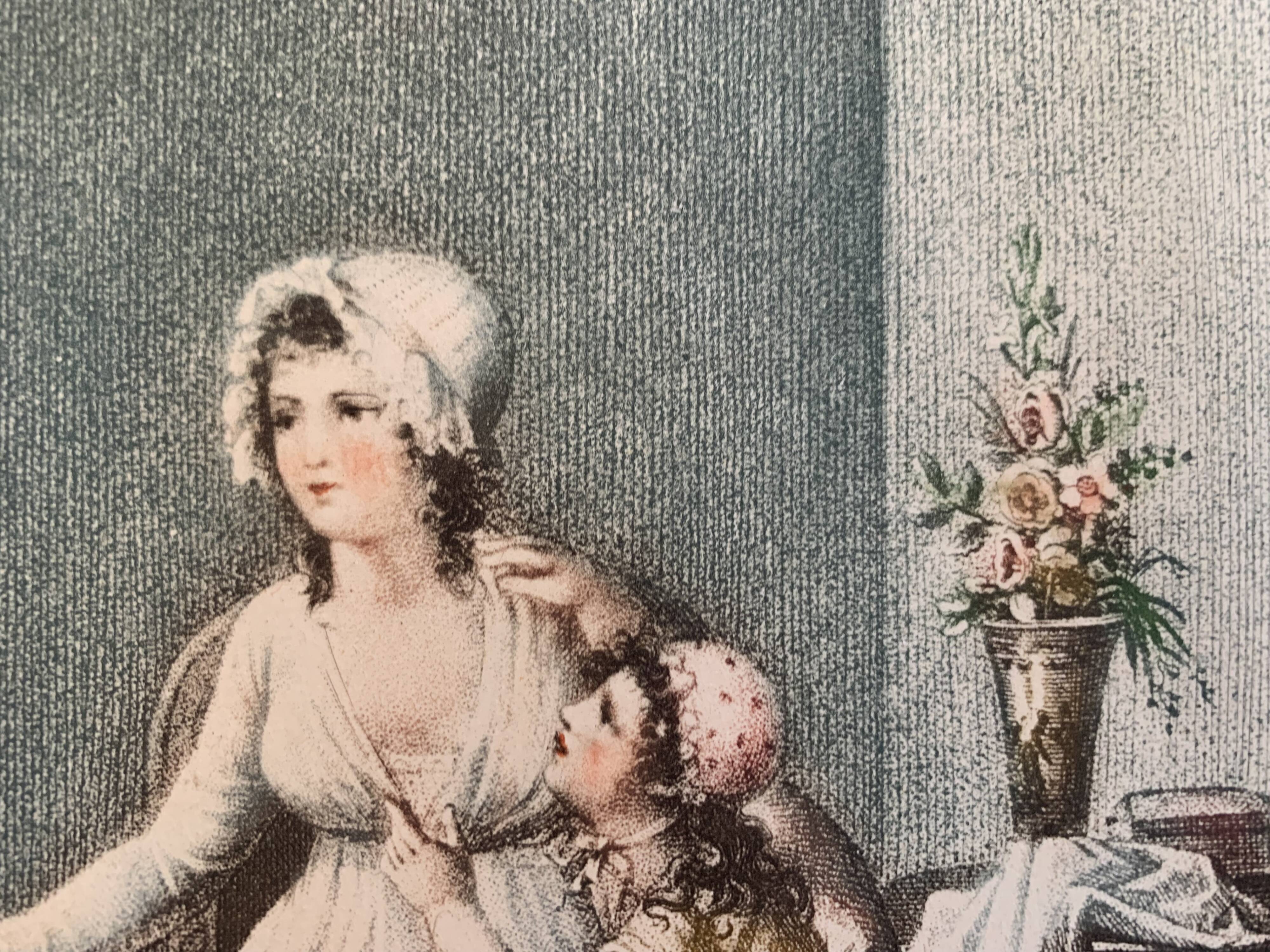 Gravure couleur / A. Legrand / La Pénitence