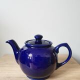 Vintage blue ceramic teapot from Sevres Price & Kesington