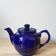 Théière vintage céramique bleu de sevres price & kesington