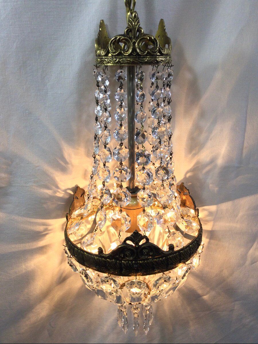 Hot air balloon chandelier with 1 Light