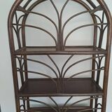 Rattan shelf