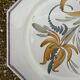 Hand-painted octagonal plate