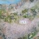 Impressionist oil on panel, spring landscape, signed, framed