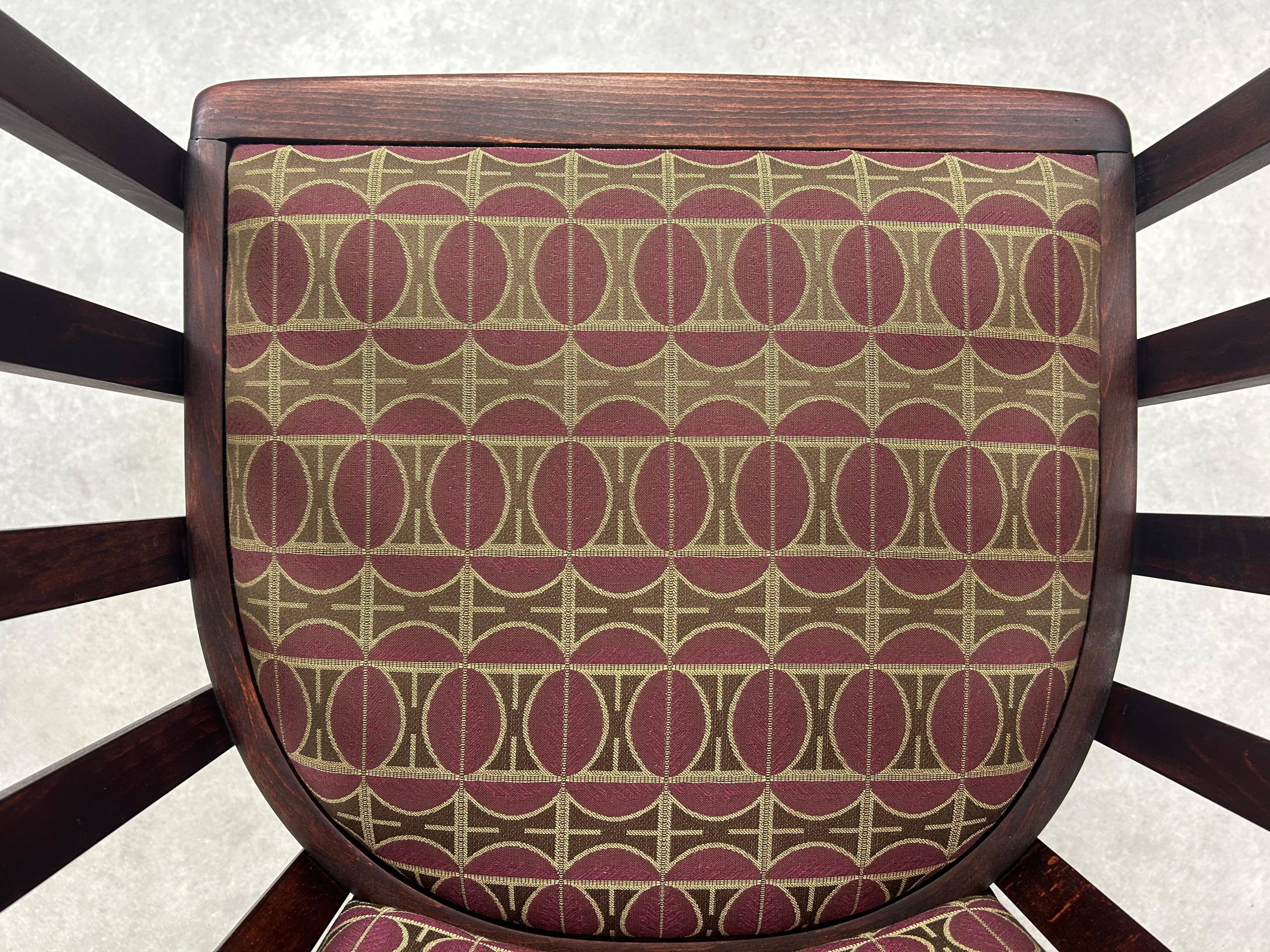 Secession Fledermaus armchairs by Josef Hoffmann