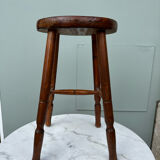 Tabouret en bois massif