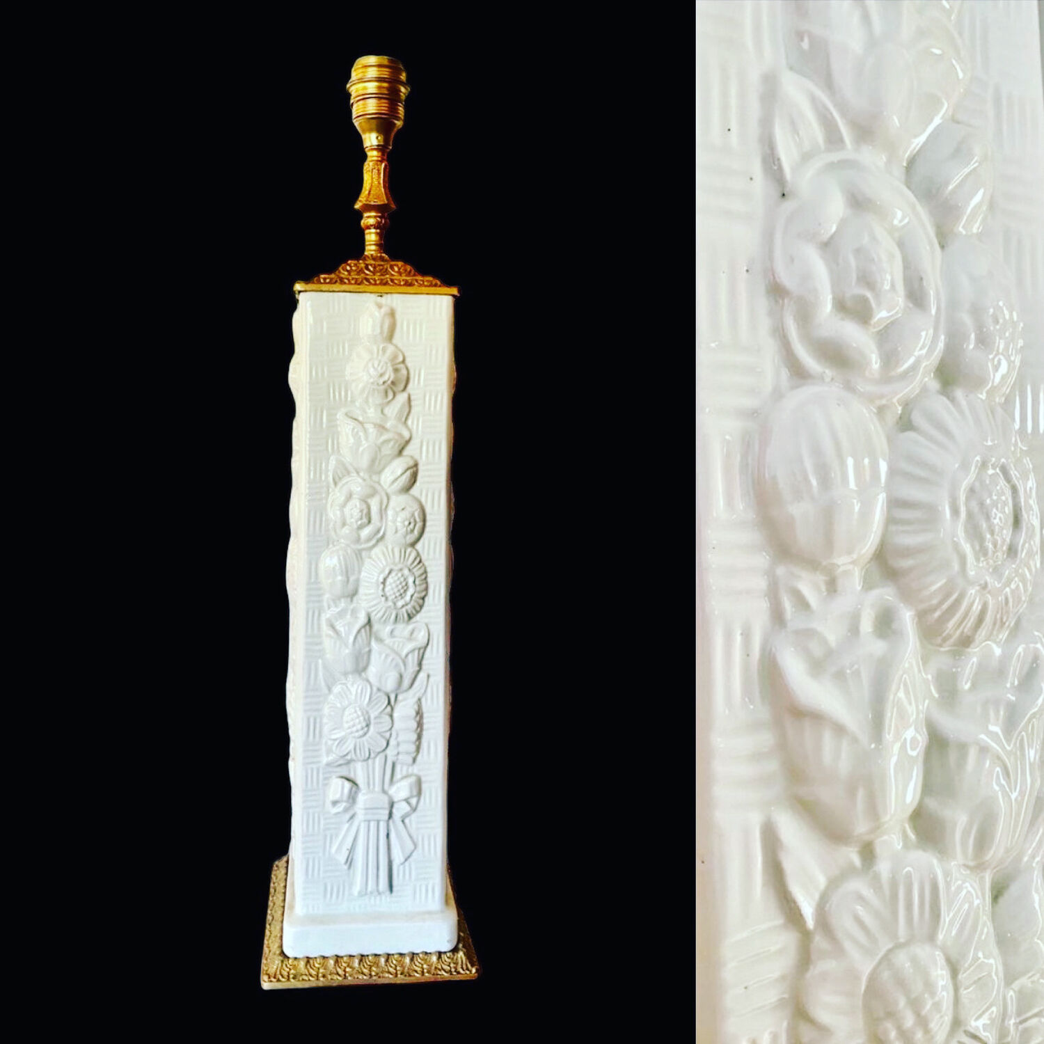 Ceramic table lamp, Art Deco period 1930