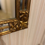 Mirror with a glazing bar