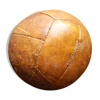 Balon cuir de gymnastique ancien