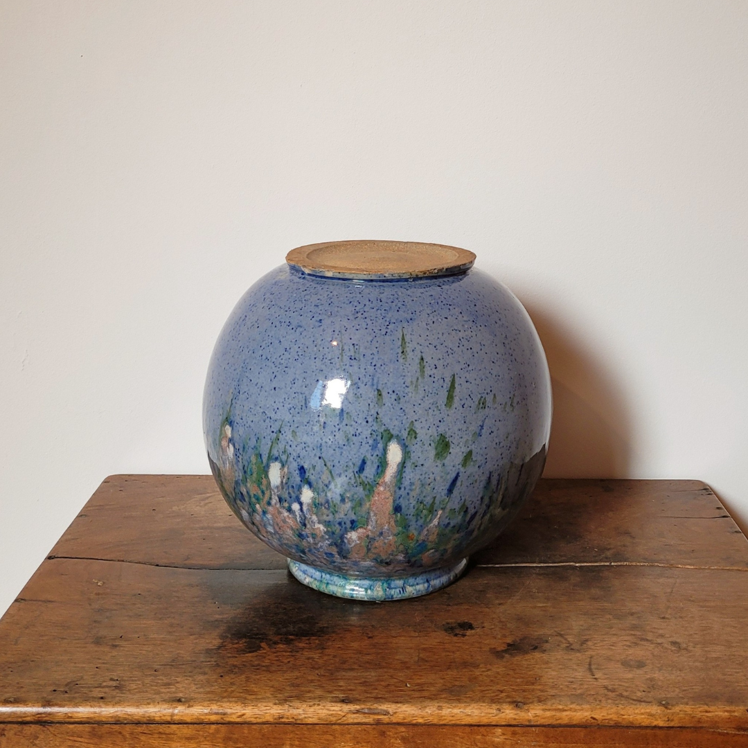 Ceramic ball vase