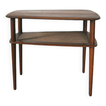 Danish Modern lamp table of solid teak by Hvidt & Mølgaard, Denmark 1950s