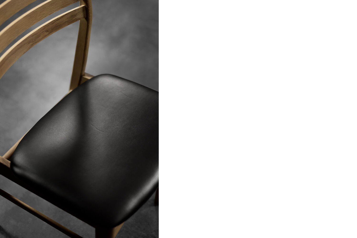 Vintage oak dining chairs in modern Scandinavian mid-century style by Sax Møbelfabrik, 1960s, set of 4.