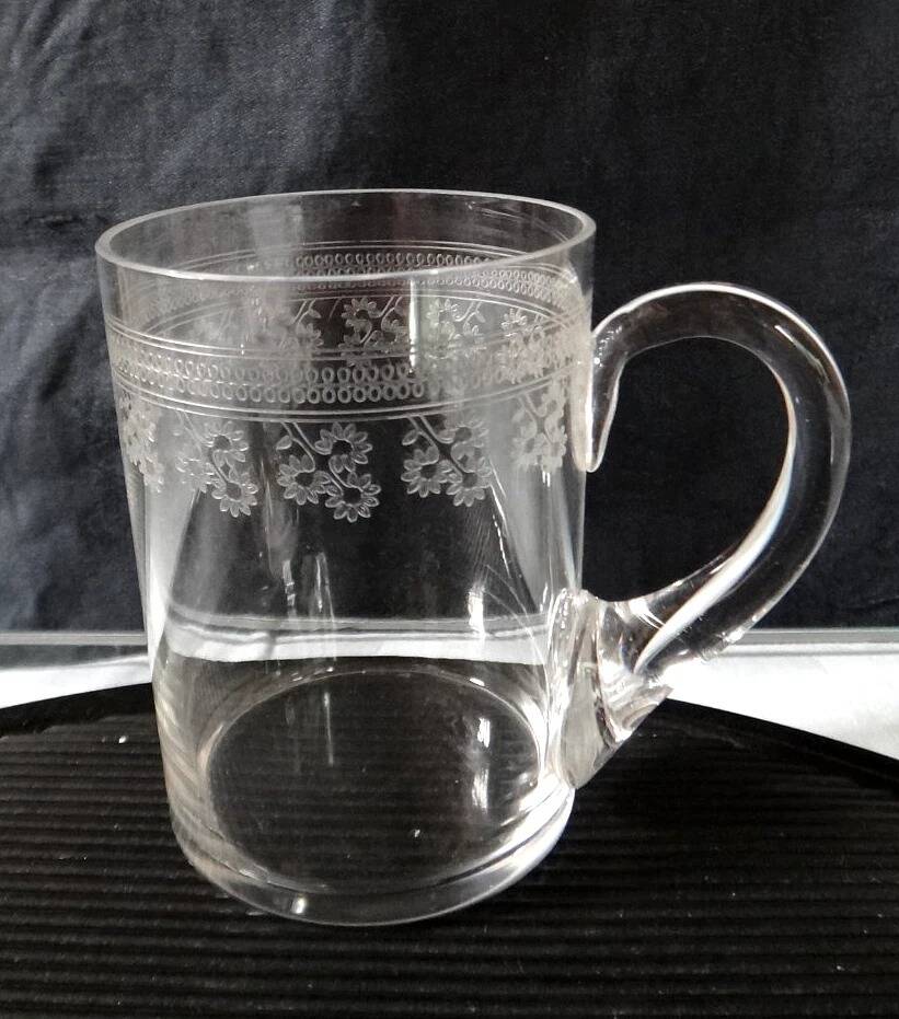 Baccarat pompadour 2 tea glasses crystal