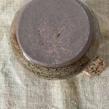 Stoneware cooler pitcher with original label “Grès Le Refuge”