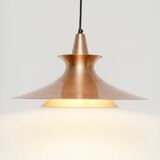 Copper hanging lamp, Denmark 60's