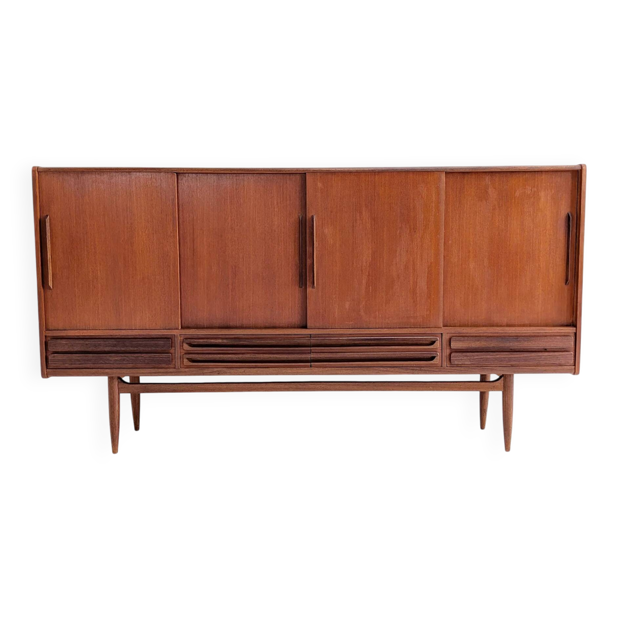 Danish midcentury modern teakwood highboard 1960s