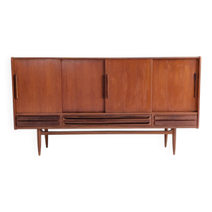 Haut-plat en teck de - milieu moderne