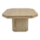 Side table in travertine, 1980s