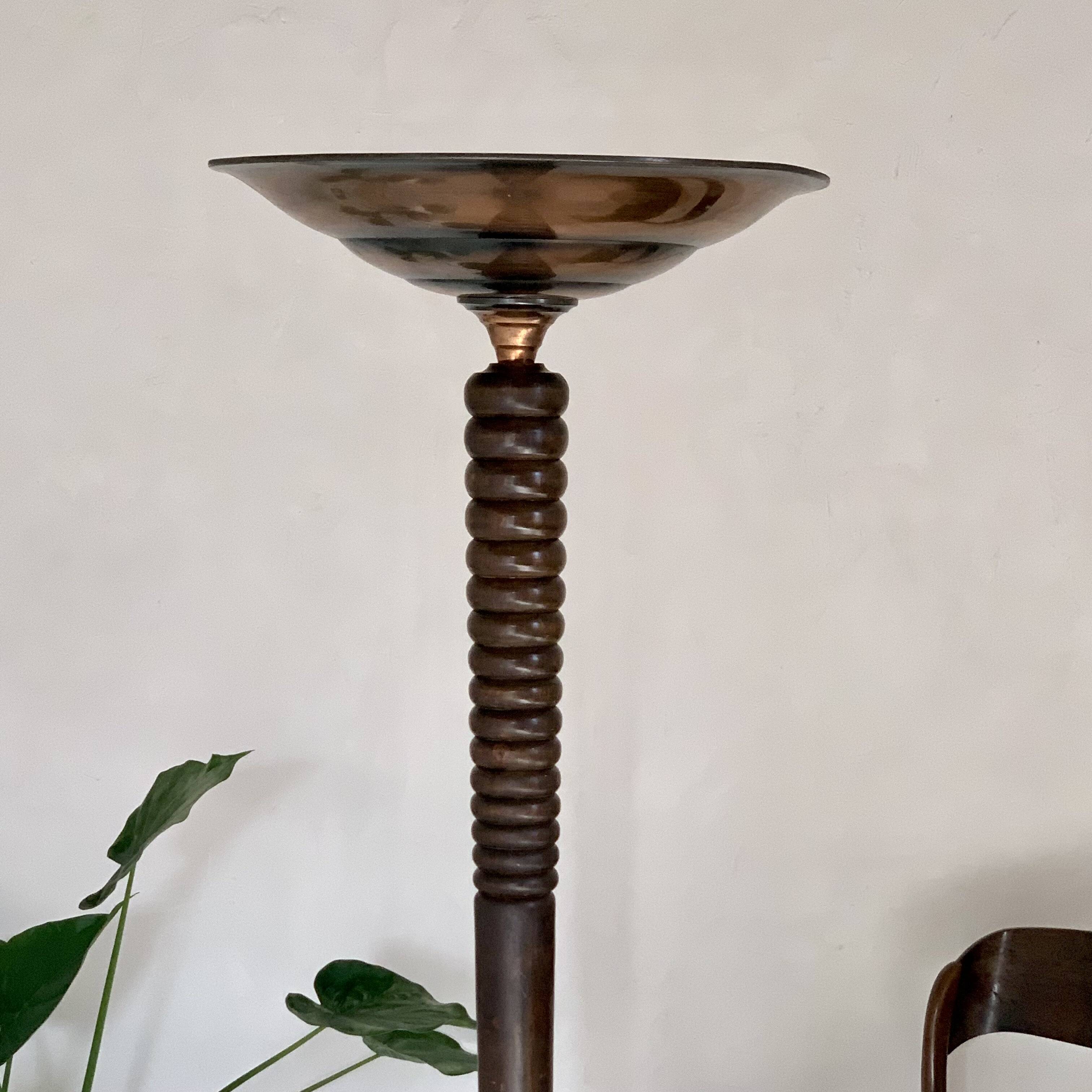 Vintage Art Deco Floor Lamp 1940
