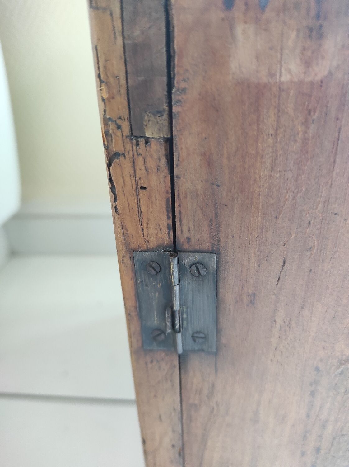 Old cherry display case