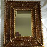 Glass glazing beads mirror decorated 51x40cm