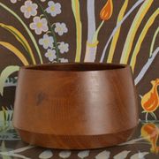 Mid-Century Modern Solid Teak Wood Bowl, Sweden