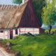 « Paysage avec ferme » par E Johansson