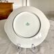 Charles Ahrenfeldt Limoges porcelain cake dish with floral decoration