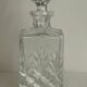 Vintage crystal whisky carafe Lancel Paris