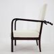 1940s Restored Beech Adjustable Armchair ,Czechoslovakia