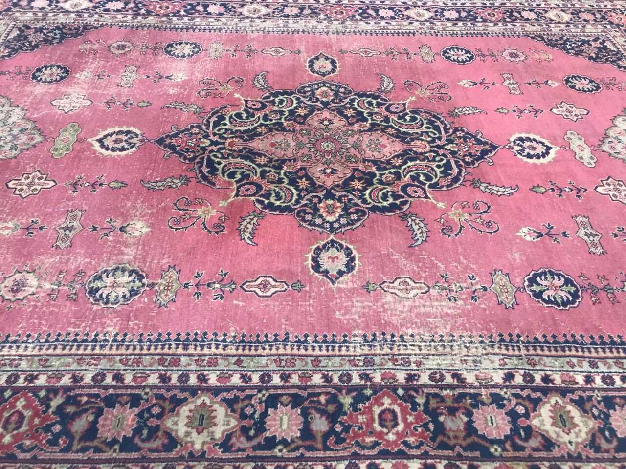 Turkish carpet former Sparta handmade 273 x 390 cm