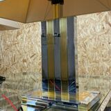 Table lamp for lumica braas & chrome