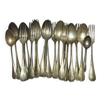 Silver plated cutlery set