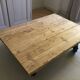 Coffee table on wheels