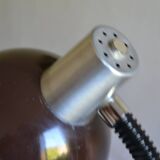 Vintage desk lamp France brown 70s 1970
