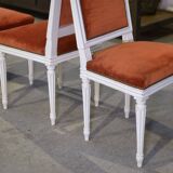 Set of 4 Louis XVI style chairs from the 1970s.