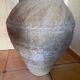 Ancient terracotta pottery jar