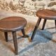 Pair of 1960s beechwood stools