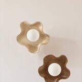 Applique murale en céramique Jelly - Carré Coco - Sable