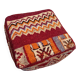 Handmade Berber Kilim pouf, floor cushion