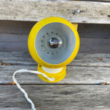 Magnetic wall lamp enamel yellow abo 1960
