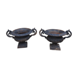 Pair of cast iron medicis