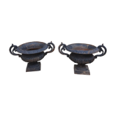 Pair of cast iron medicis