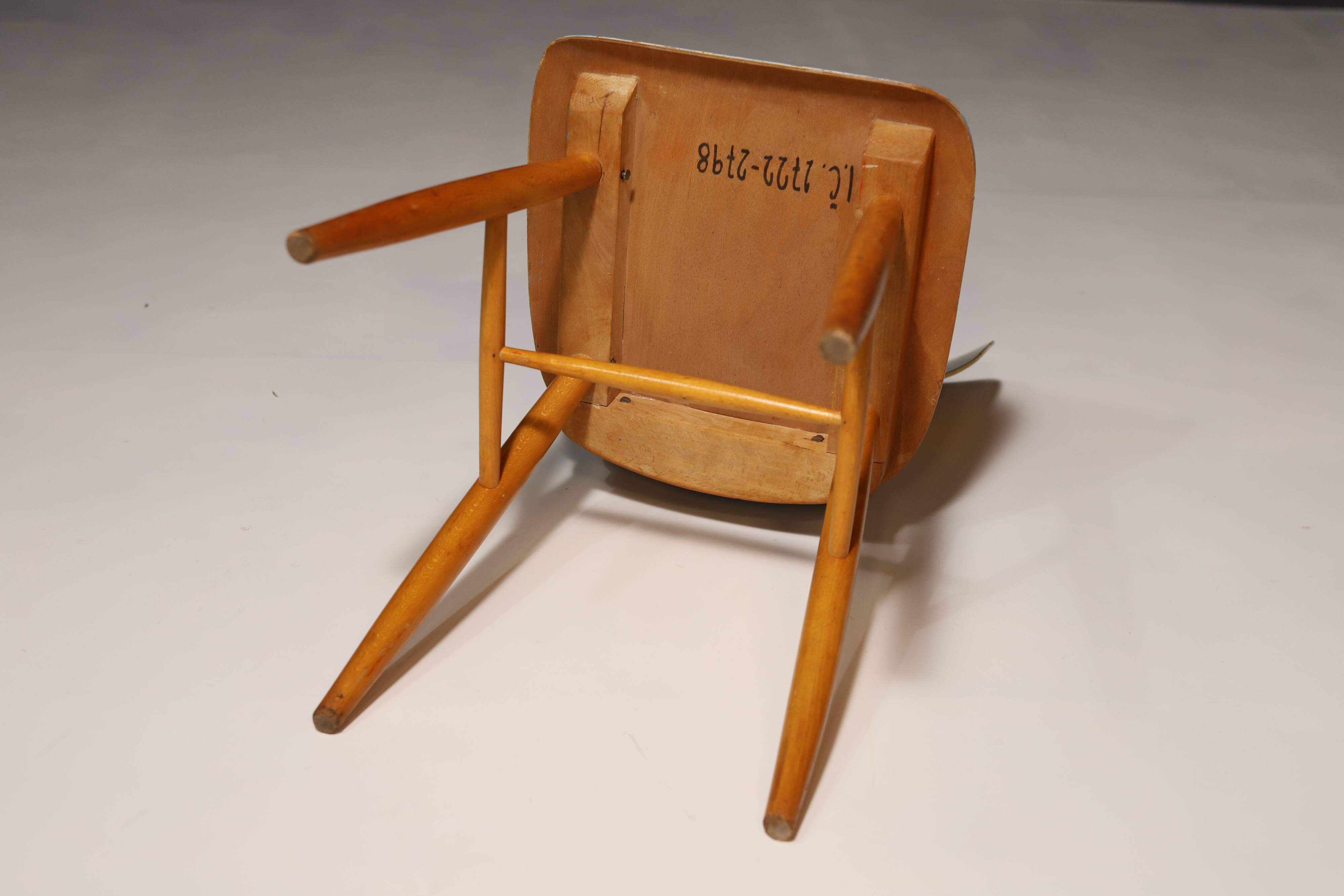 Mid century color dining chairs  1960´s, Czechoslovakia, set of 18