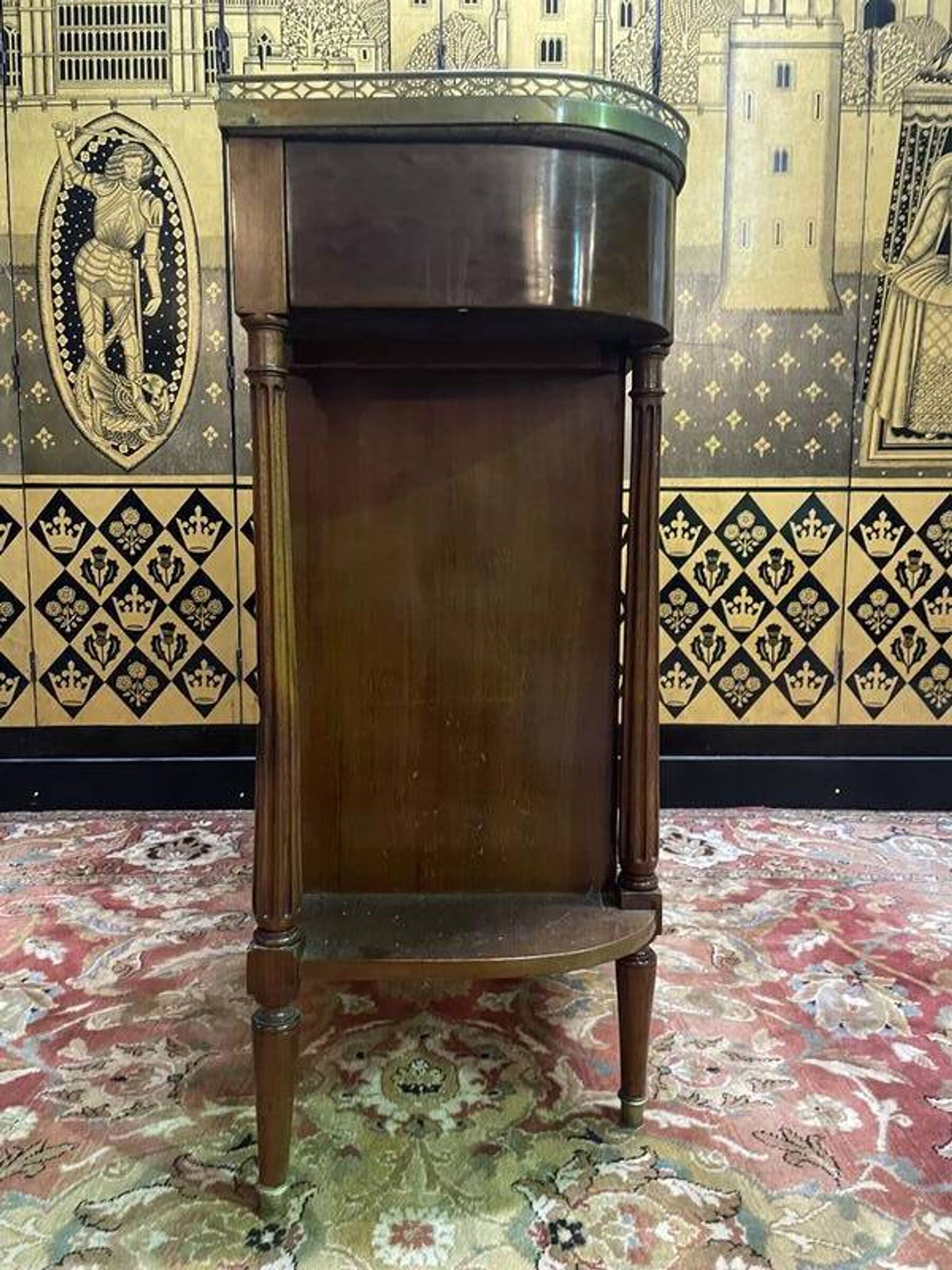 Louis XVI style mahogany entrance console