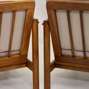 Pair of 60s Scandinavian style armchairs