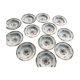 Set of 12 hollow plates haviland pondichery