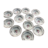 Lot de 12 assiettes creuses haviland pondichery