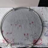 Art Deco tray in smoked glass
