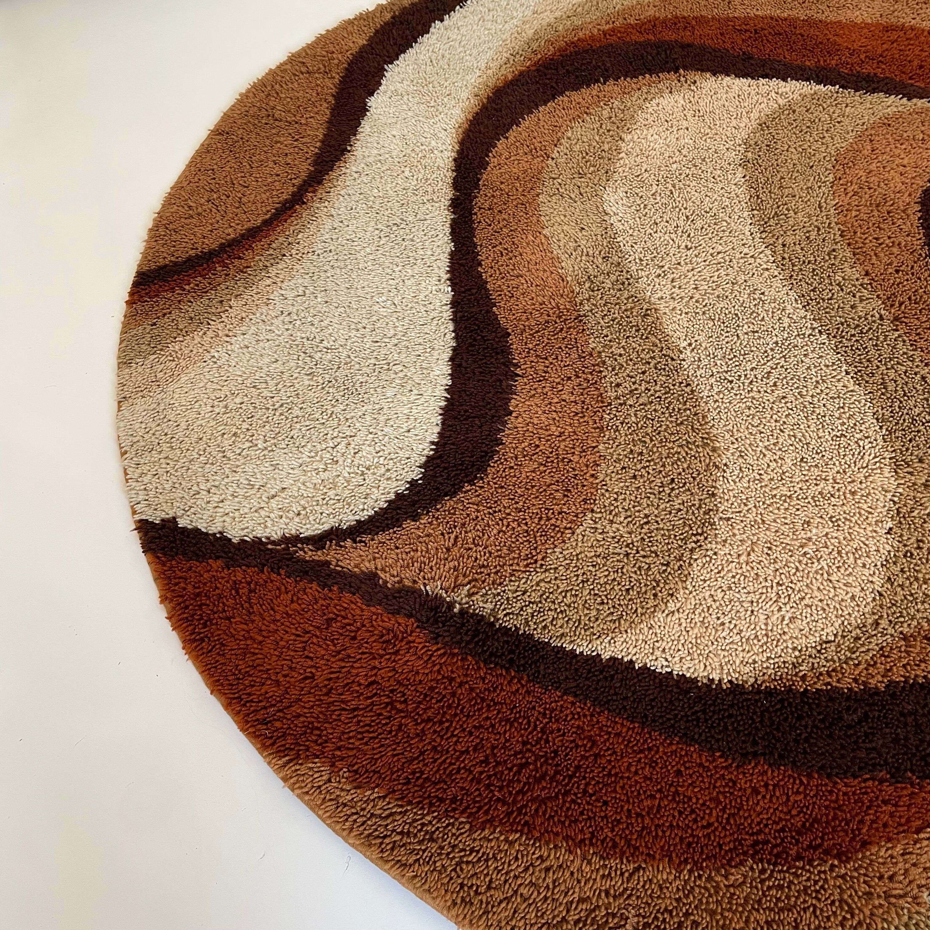 Vintage High Pile Rya rug by Prinstapijt Desso, Netherlands, 1970s