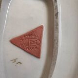 Art Nouveau vase Royal Dux Bohemia, sculpted deer, 1900s